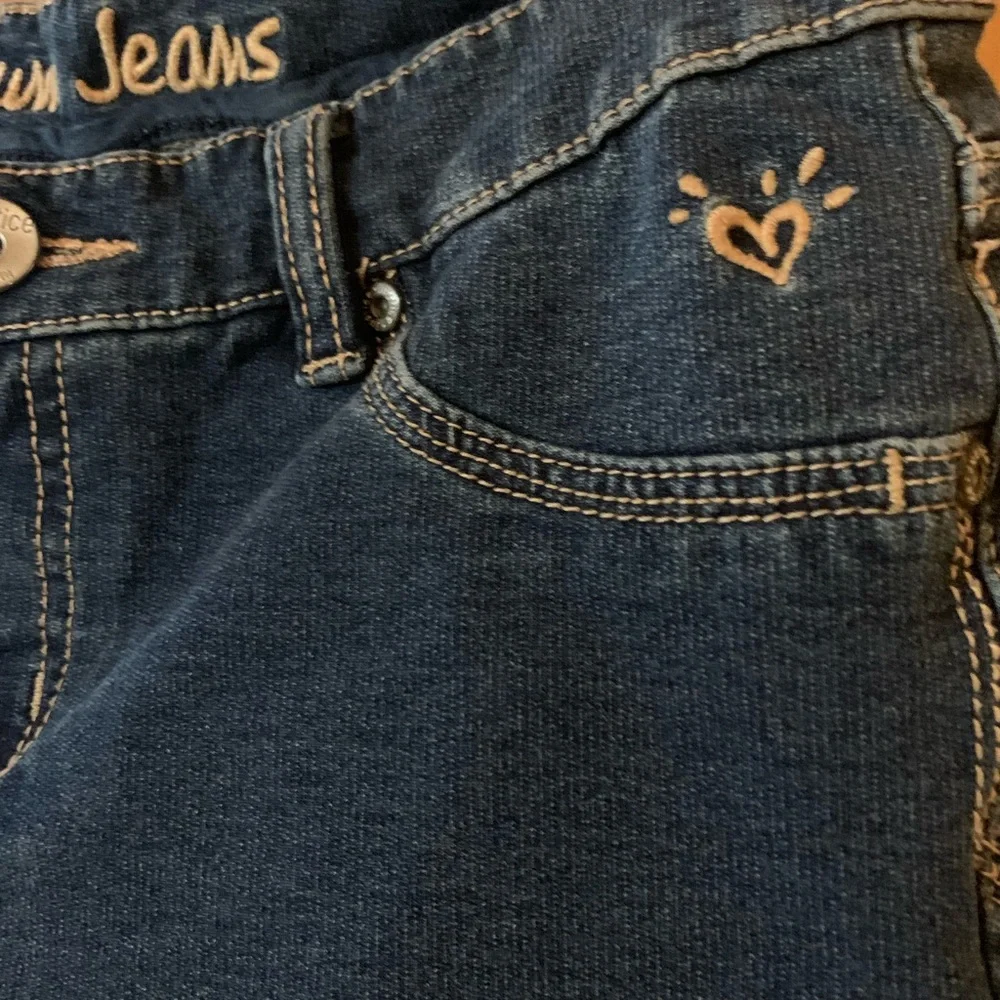 3/$20 Girls Justice Dark Low-Rise Skinny Jeans - Size 16 1/2
